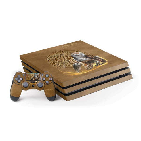 Owl Celtic Knot by Brigid Ashwood PlayStation PS4 Skins